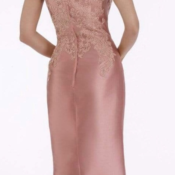 Gia Franco 12005 off the shoulder Mother of the Bride Dress - Picture 4 of 9